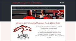 Desktop Screenshot of langleymustangs.com