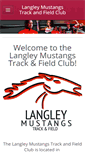 Mobile Screenshot of langleymustangs.com